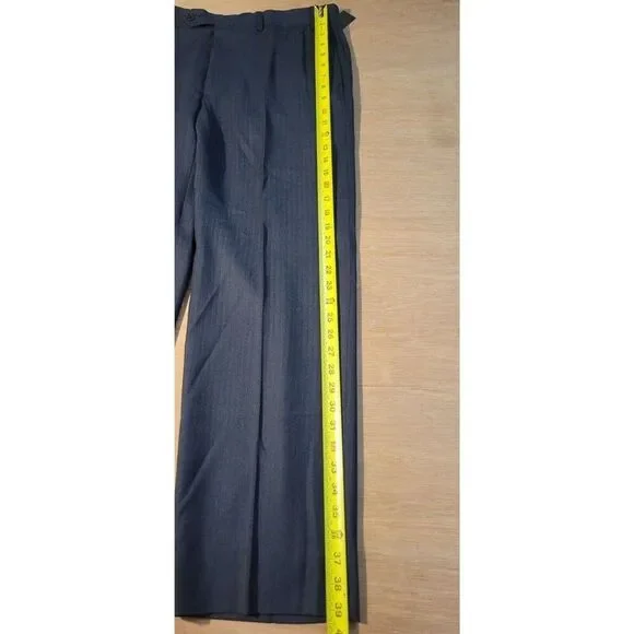 New! Brooks Brothers 346 Dress Pants Size 36x29 Dark Charcoal Wool Blend